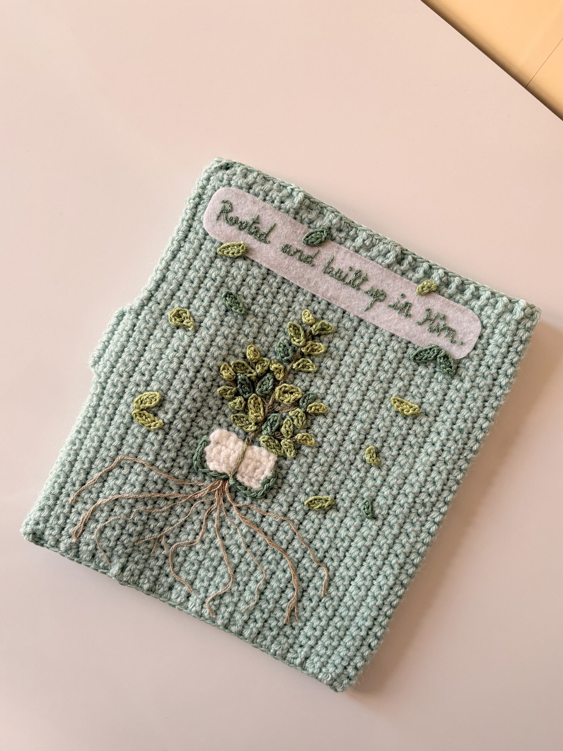 Bible Cover in Turquoise - Image 4