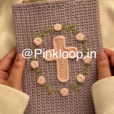 Cross Book cover in Lavender
