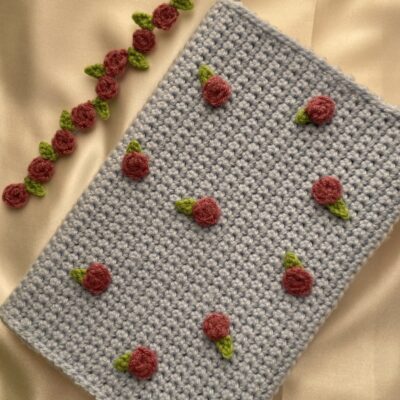 Rose Book Cover in Blue