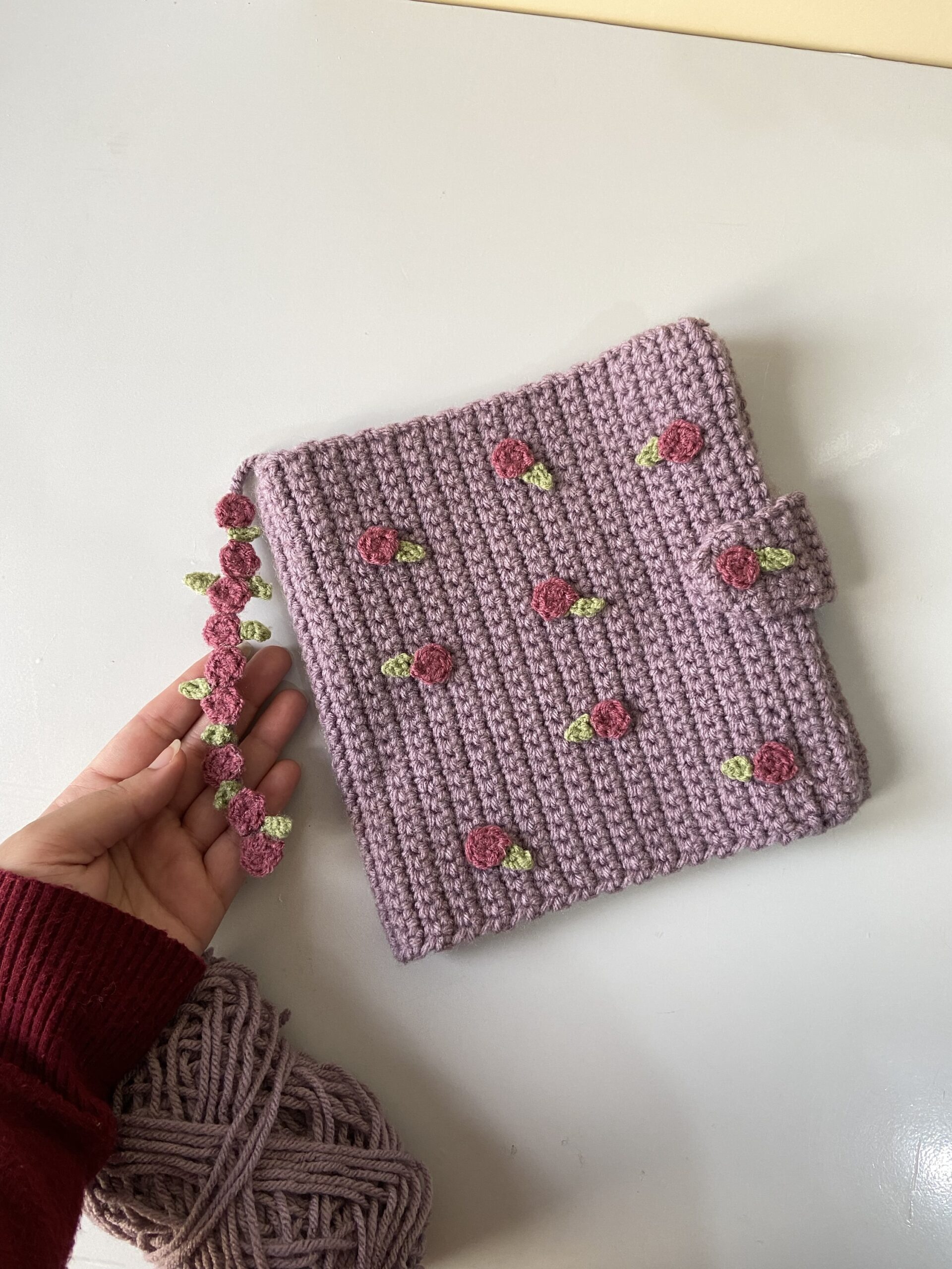 Rose Book cover in Lavender - Image 2