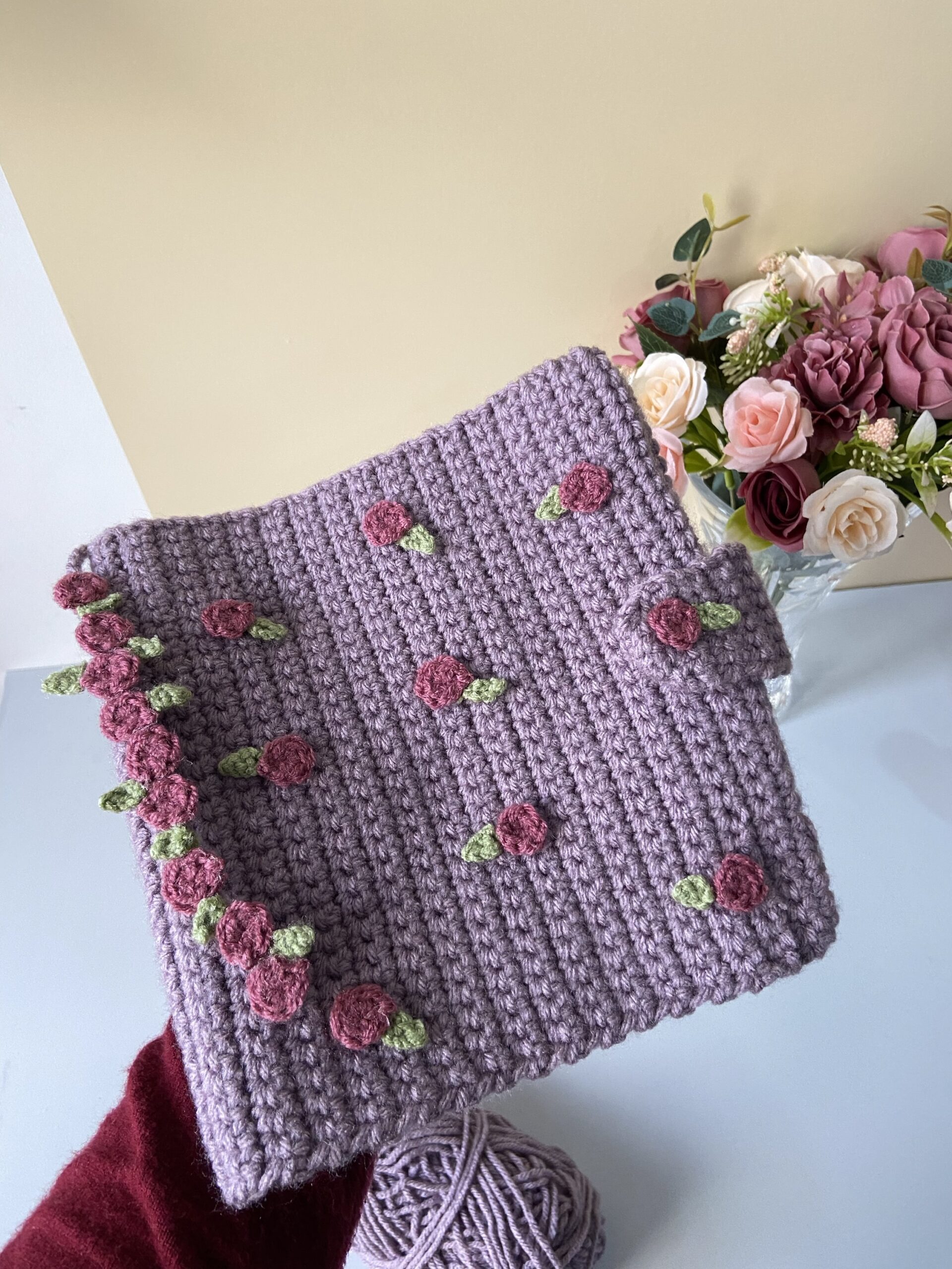 Rose Book cover in Lavender - Image 4