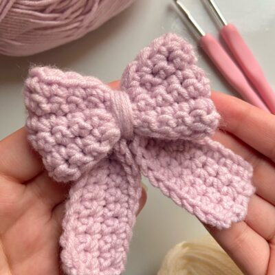 Bow Keychain Lavender