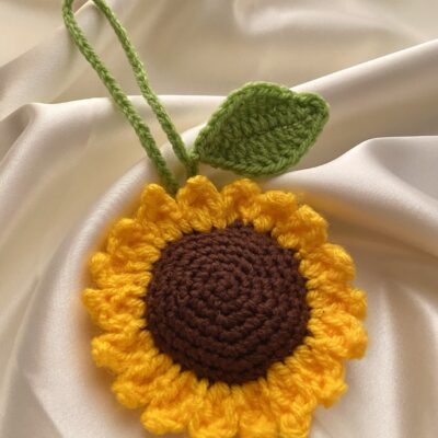 Sunflower Bag Charm