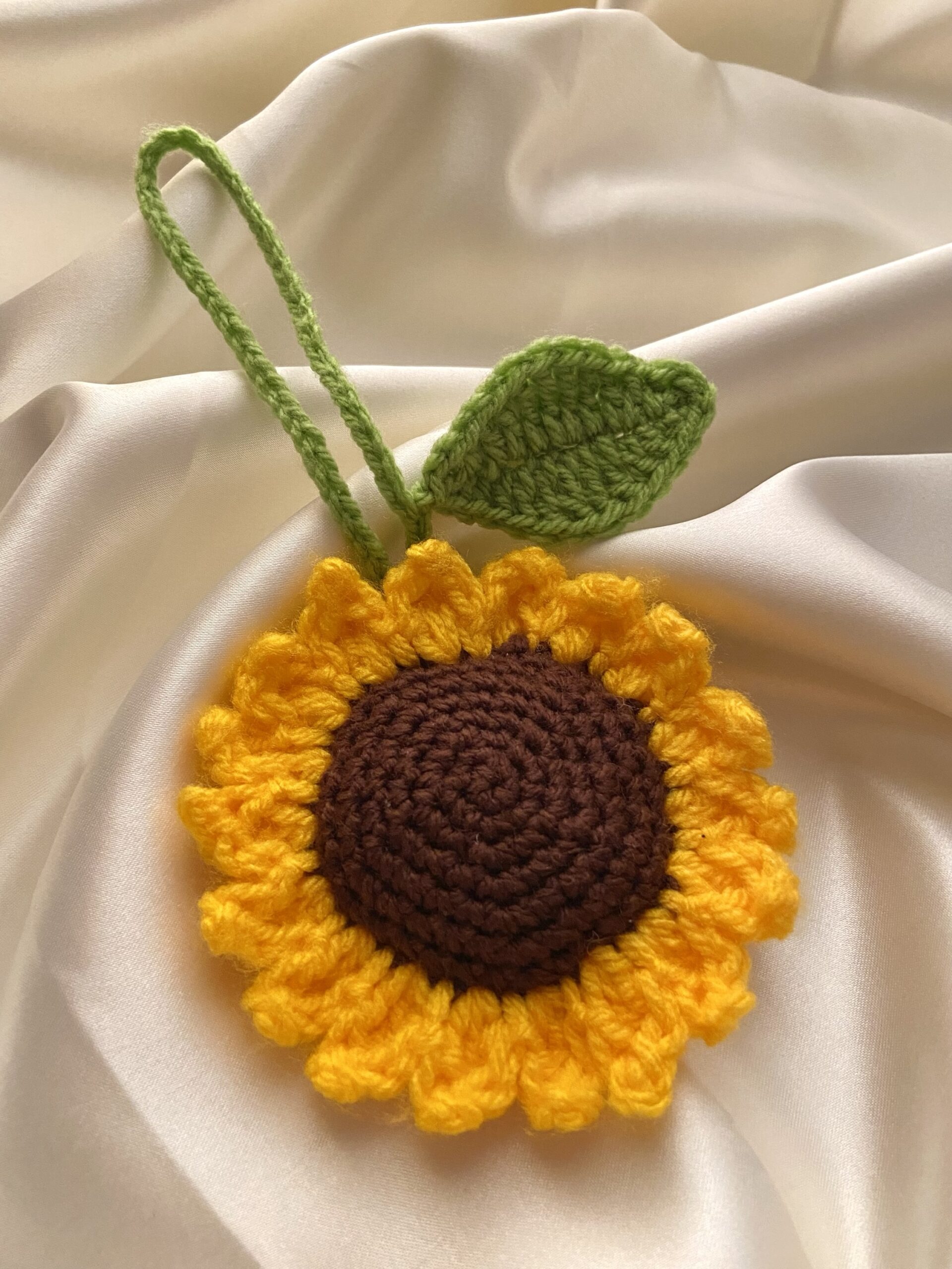 Sunflower Bag Charm