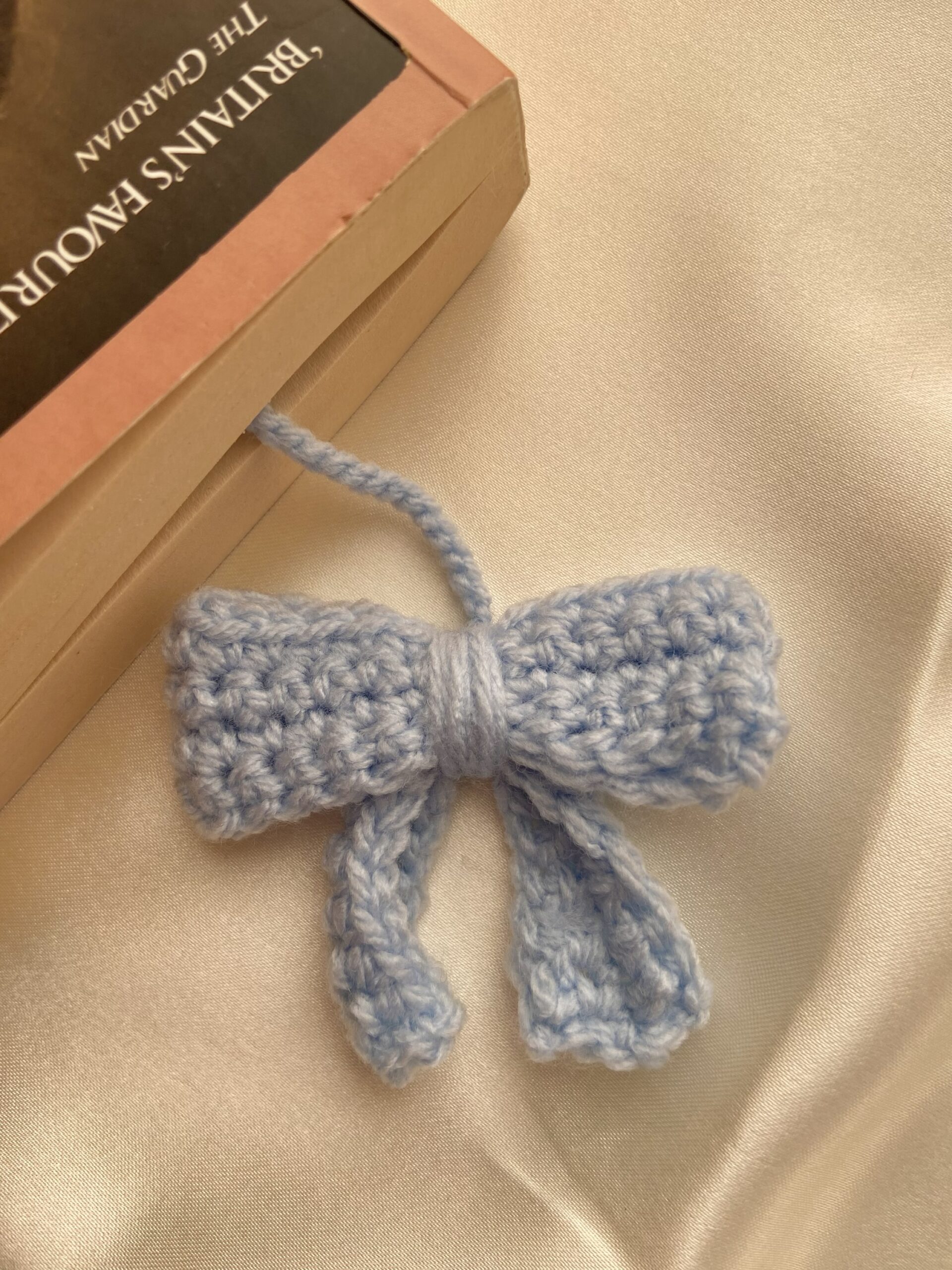 Blossom Bow Bookmark in Blue - Image 4